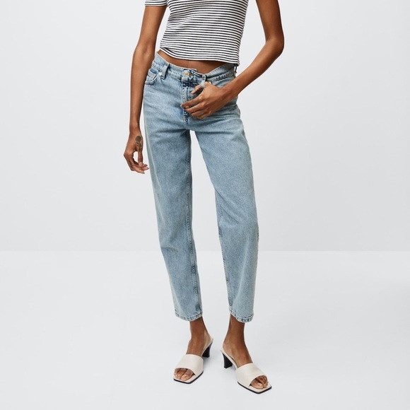 Mango Denim | Womens Straight Leg | Mom Jean | Size 2 - Picture 2 of 7